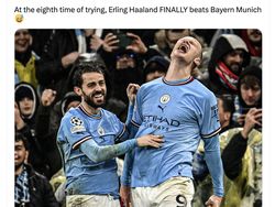 Haaland Akhirnya Taklukkan Bayern Munich Ramai di Linimasa