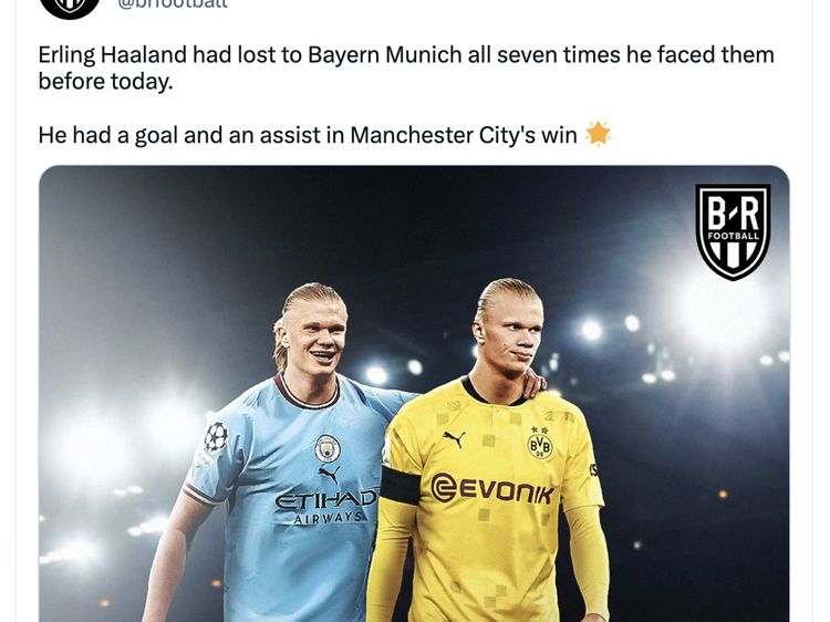 Haaland Akhirnya Taklukkan Bayern Munich Ramai di Linimasa