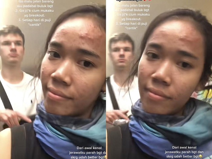 Pasangan beda negara Rahelia Sutriska dan Paul Horn, viral di media sosial.