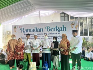 Kemenag Bagikan 460 Santunan Anak Yatim dan 1.065 Paket Sembako
