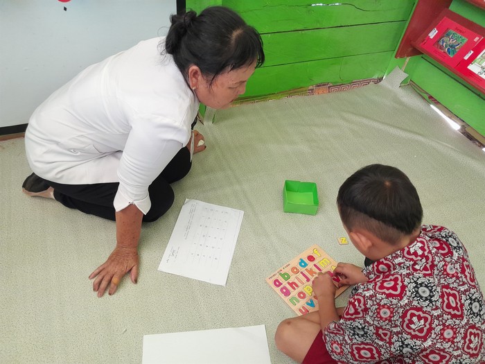 Siswa kelas Bu Guru Hani Siswa kelas Bu Guru Hani.