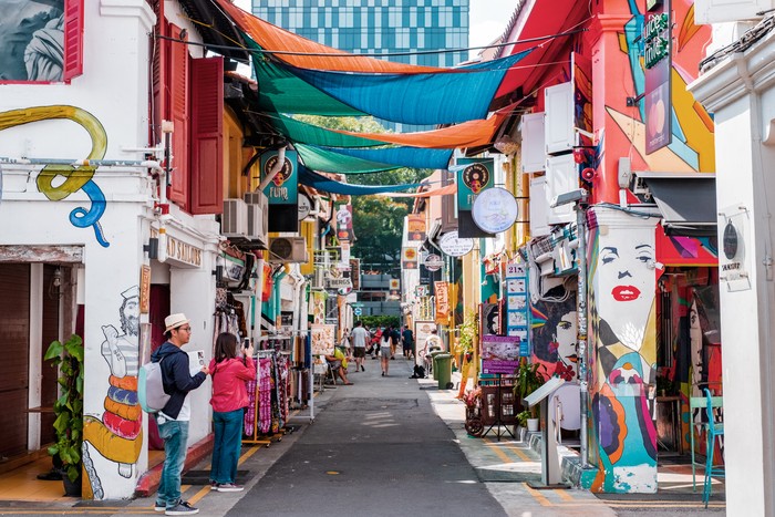 Suasana Haji Lane, Singapura