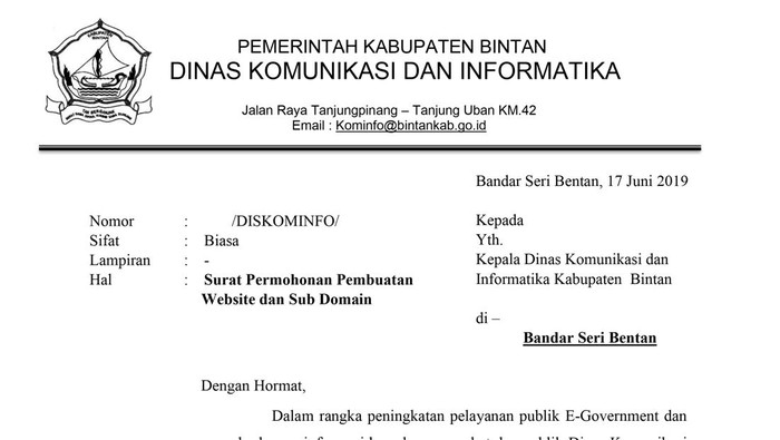 Contoh Surat Dinas Yang Baik Dan Benar Untuk Berbagai Kebutuhan 9416