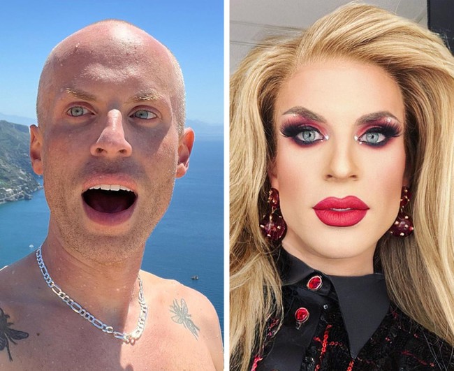 Saat jadi drag queen, dia bernama Katya Zamolodchikova. Namun sehari-harinya dia lebih dikenal sebagai Brian Joseph McCook. Foto: Instagram