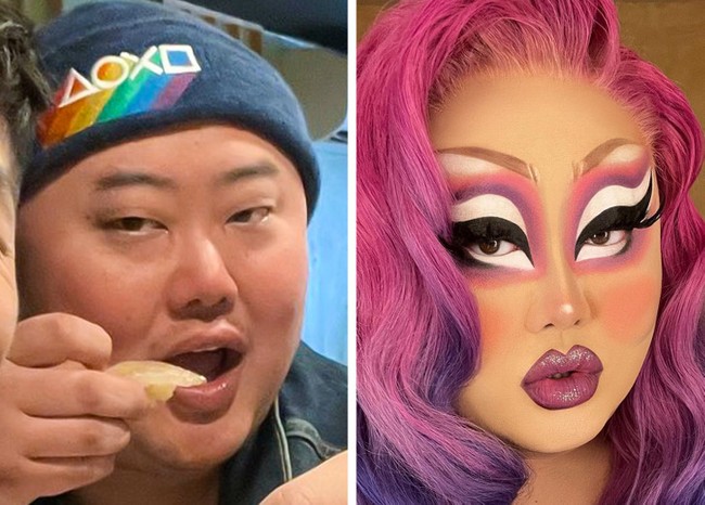 Kim Chi adalah drag queen asal Korea Selatan. Nama aslinya Sang-Young Shin dan ia berprofesi sebagai pengusaha sekaligus tokoh televisi. Foto: Instagram