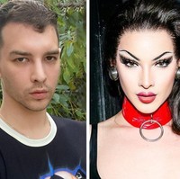 Violet Chachki adalah nama panggung Paul Jason Dardo. Dia menjadi drag queen pertama yang membintangi iklan lingerie pada 2017. Foto: Instagram