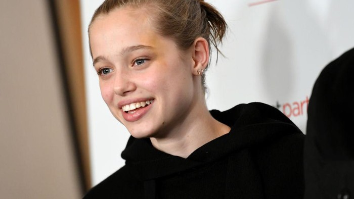 LOS ANGELES, CALIFORNIA - NOVEMBER 18: Shiloh Jolie-Pitt attends the Los Angeles premiere of MSNBC Films' 