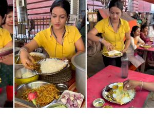 Desainer Cantik Ini Alih Profesi Jualan Makanan Kaki Lima