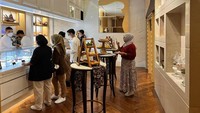  Arts Café juga punya area khusu dessert loh. Dessertnya komplet mulai dari yang manis hingga segar. Foto: Detikcom / Atiqa Rana