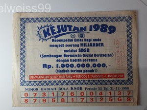 Kolektor Kupon SDSB Kenang Kisah Pria Kaya Mendadak Dapat Rp 1 M
