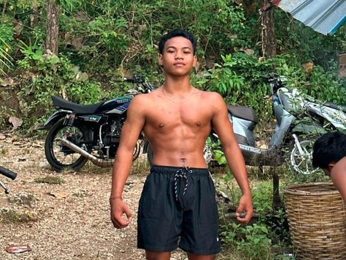 I Wayan Marlon Saputra, remaja berusia 16 tahun dari Nusa Penida, Bali yang postingan gym sederhana di-repost aktor film “Terminator” Arnold Schwarzenegger. (tangkapan layar)