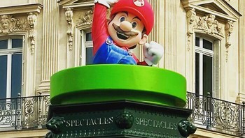 Iklan Mario Bros. Foto: Boredpanda