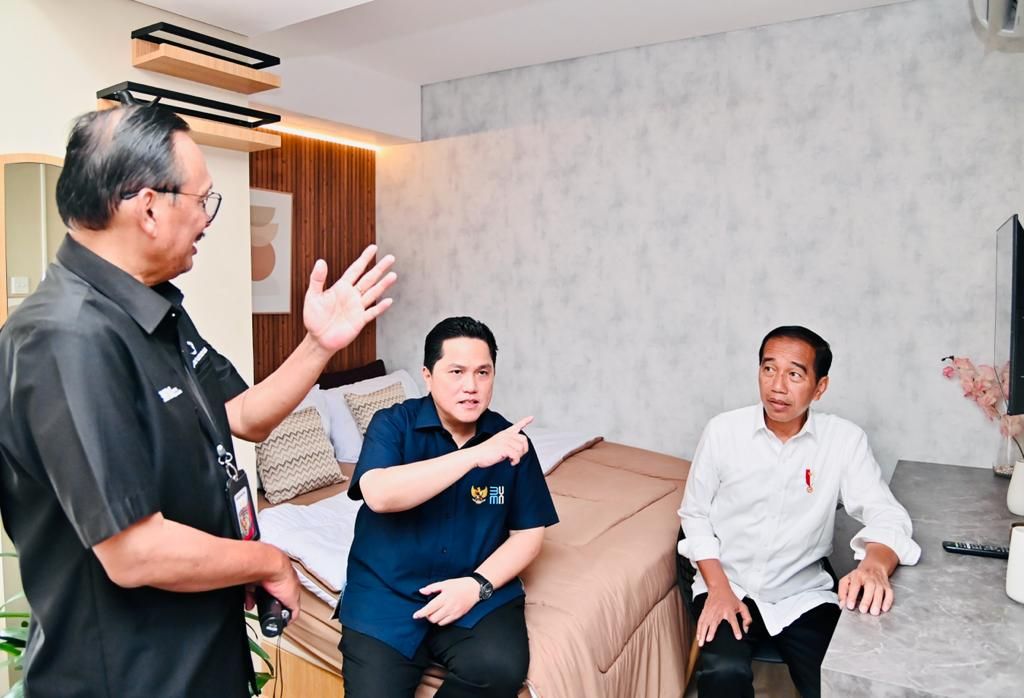 Jokowi Tinjau Hunian di Depok