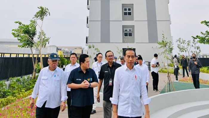 Jokowi Tinjau Hunian di Depok