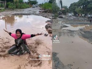 Perbaiki Jalan Rusak yang Viral di Rumbia, Pemprov Lampung Kucurkan Rp 50,8 M