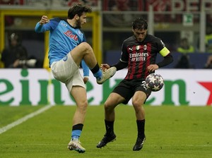 Prediksi Perempatfinal Liga Champions Napoli Vs AC Milan