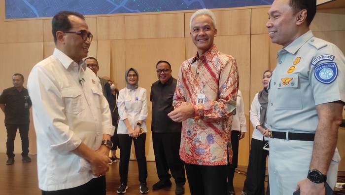 Menhub hingga Ganjar di kick off Mudik Aman Berkesan (Azhar-detikcom)