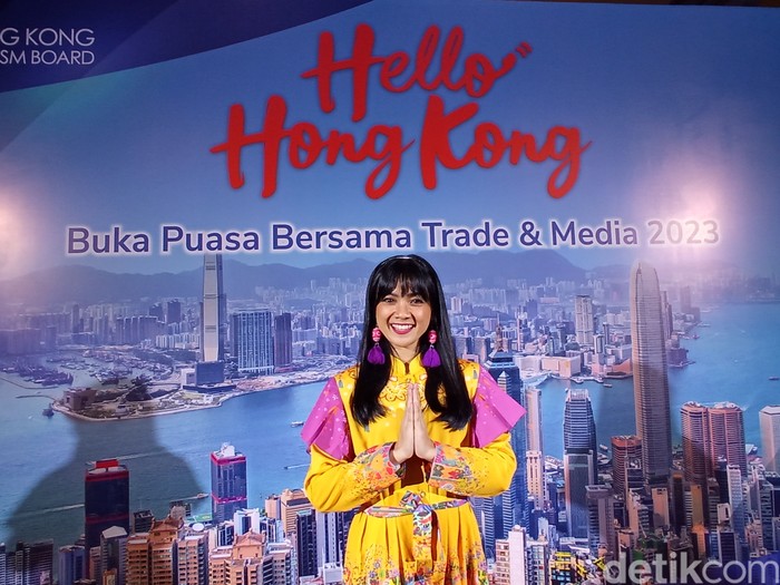 Nirina Zubir dalam Buka Puasa bersama Hong Kogn Tourism Board