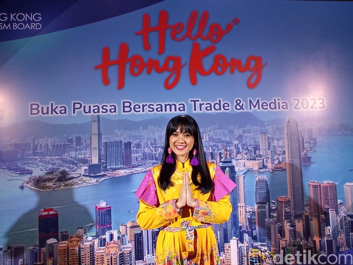 Nirina Zubir dalam Buka Puasa bersama Hong Kogn Tourism Board