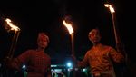 Pawai Keriang Bandong Semarakkan Ramadan di Pontianak
