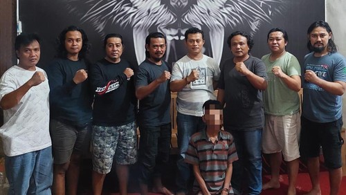 HAN (35), tersangka kasus pembunuhan bayi ditangkap polisi di Kendal, Jawa Tengah. Foto: Istimewa