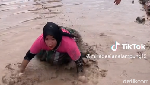 10 Potret Jalan di Lampung yang Rusak Parah, Sudah Mirip Waterboom