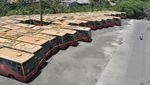 Potret Ratusan Bus Transjakarta Terbengkalai yang Bakal Dilelang