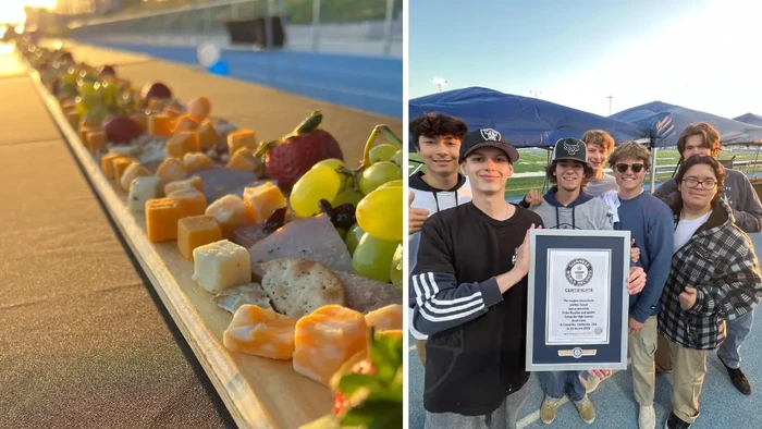 Keren! Sekelompok Siswa Pecahkan Rekor Makanan Terpanjang 62 Meter