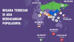 Infografis: 12 Negara Terbesar di Asia, Indonesia Nomor Berapa?