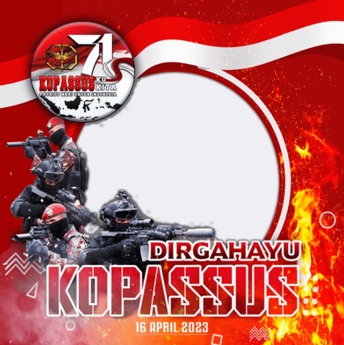 20 Twibbon Hut Kopassus 2023 Untuk Peringatan Tanggal 16 April