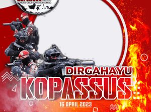 20 Twibbon HUT Kopassus 2023 untuk Peringatan Tanggal 16 April