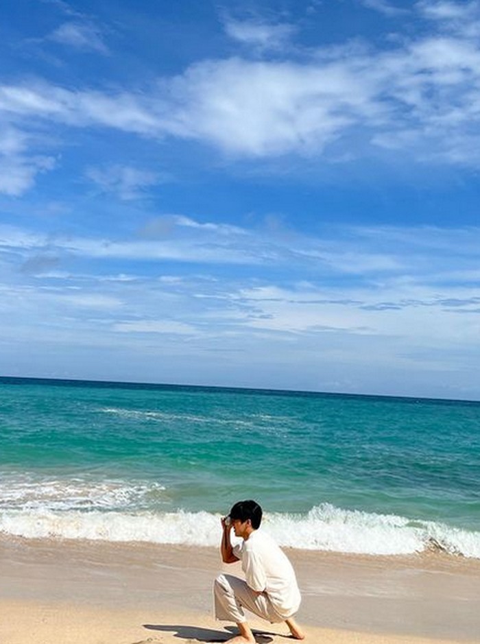 Ahn Bo Hyun di Bali Ahn Bo Hyun di Bali