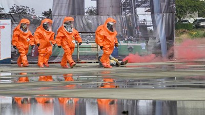 Antisipasi Serangan China, Taiwan Gelar Latihan Pertahanan Sipil