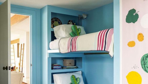 dekorasi warna pastel Lively Blue