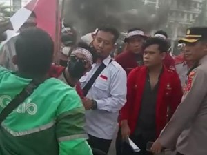 Mahasiswa Demo Ribut dengan Warga di Medan Ngaku Sudah Surati Polres