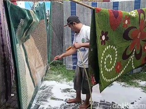 Jasa Cuci Karpet di Pasuruan Ketiban Untung Jelang Lebaran