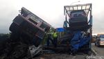 Foto Tragis Kecelakaan Tol Semarang-Solo, Boyolali Tewaskan 8 Orang