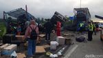 Foto Tragis Kecelakaan Tol Semarang-Solo, Boyolali Tewaskan 8 Orang