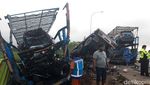Foto Tragis Kecelakaan Tol Semarang-Solo, Boyolali Tewaskan 8 Orang