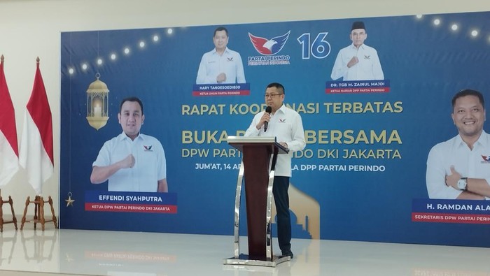 Ketua Umum Partai Perindo Hary Tanoesoedibjo