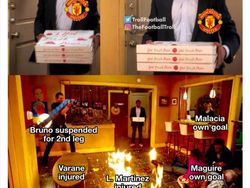 Meme Menohok Malacia dan Maguire Gebuk MU