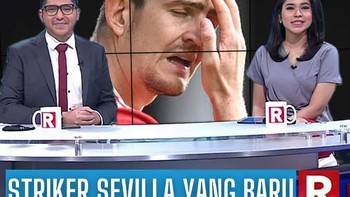 Maguire jadi striker baru Sevilla. Foto: Twitter