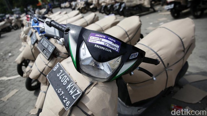 Kemenhub dan PT KAI kembali menggelar program angkutan Motor Gratis (Motis). Motor-motor yang sudah didaftarkan pun mulai diangkut menggunakan kereta api.