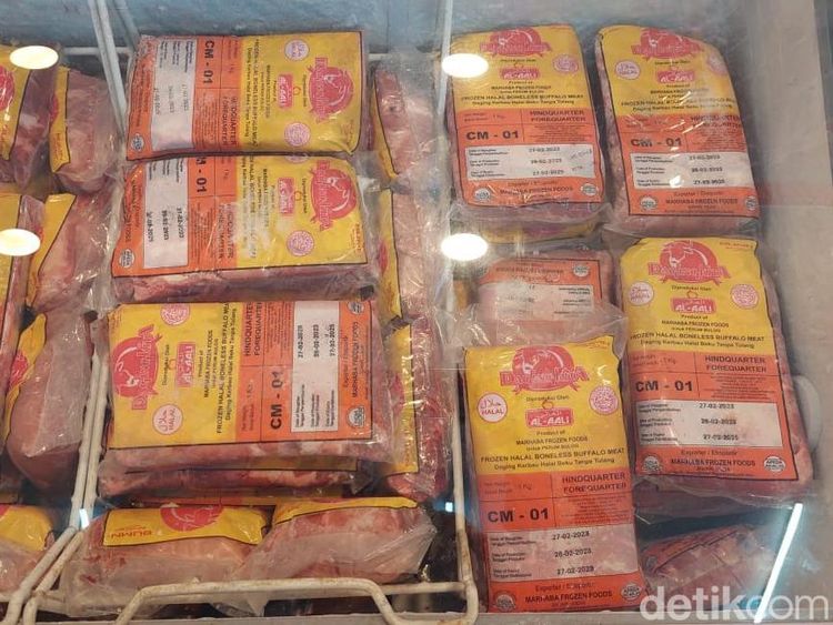 Penampakan Daging Kerbau Beku Impor Masuk Ritel, Belinya Makin Gampang