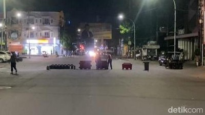 Foto Suasana Mapolres Pelabuhan Makassar Usai Diserang OTK