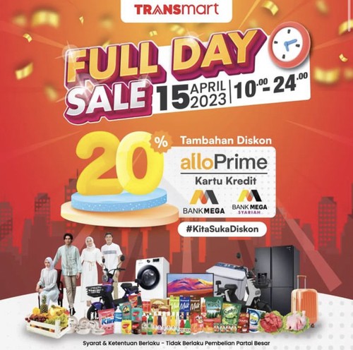 Promo Full day Sale Transmart. (Istimewa)