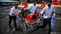 Adegan-adegan ini merupakan simulasi yang kemungkinan terjadi pada saat angkutan mudik Lebaran 2023.