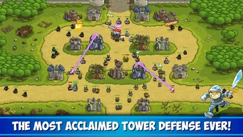 Game Android dan iOS offline berikutnya ada Kingdom Rush - Tower Defense TD. Bila ingin memainkannya, gamer perlu menyiapkan ruang penyimpanan internal di HP sebesar 150MB. Foto: (Google Play Store).