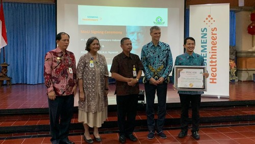 RSUP Prof Ngoerah memamerkan CT Scan Dual Source, teknologi gambar morfologi hanya empat unit di Indonesia dan satu-satunya di Bali.