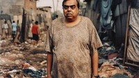 Pengusaha miliarder India Mukesh Ambani, 65, dan pewaris kekayaan Reliance Industries, yang kekayaan bersihnya 84,2 miliar USD, menurut Forbes, terlihat mengenakan T-shirt kebesaran dan celana biru yang kotor, berdiri di samping tempat pembuangan sampah Foto: https://www.instagram.com/withgokul/
